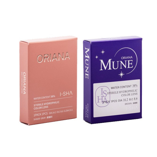 I-SHA愛依莎彩色隱形眼鏡【1片裝】2盒 I-SHA愛依莎彩色隱形眼鏡【1片裝】2盒