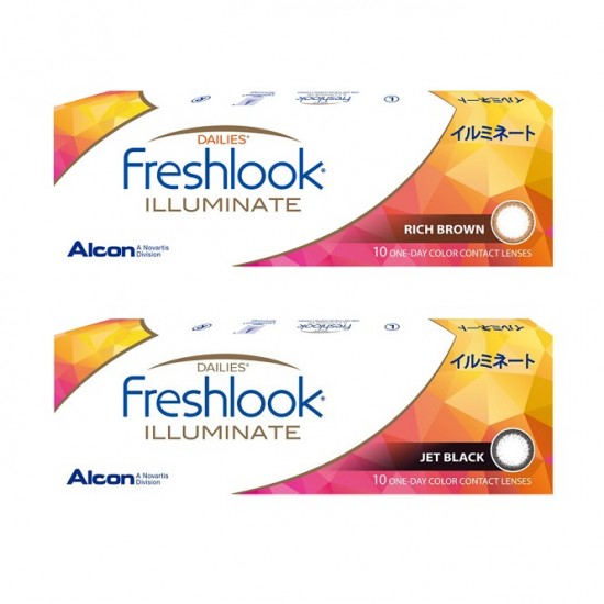 愛爾康FRESHLOOK®〈星綻系列〉彩色日拋隱形眼鏡【10片裝】2盒