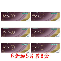 愛爾康DAILIES TOTAL1〈全涵氧〉散光日拋隱形眼鏡【30片裝】6盒加送6盒5片裝