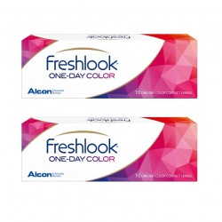 愛爾康FRESHLOOK®〈睛艷系列〉彩色日拋隱形眼鏡【10片裝】2盒