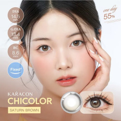 Karacon CHICOLOR〈FIXED〉卡拉瞳日彩55%拋隱形眼鏡【10片裝】2盒