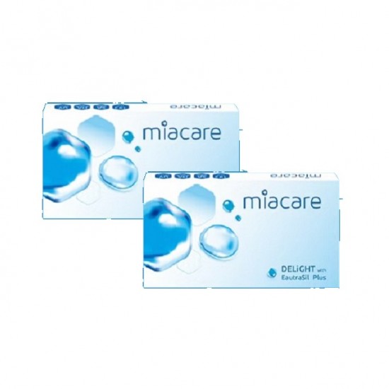 美若康〈沐氧全清柔〉透明矽水膠月拋【2片裝】2盒